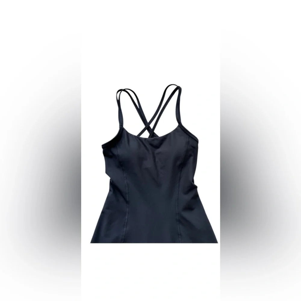 Abercrombie & Fitch YPB
SculptLUX Strappy-Back
Mini Dress Black Built In
Shorts. - Picture 4 of 13